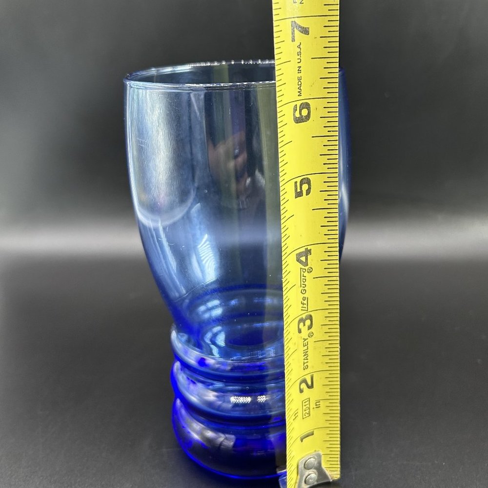 Cobalt Blue Drinking Glass Tumbler Bangles - Picture 8 of 9